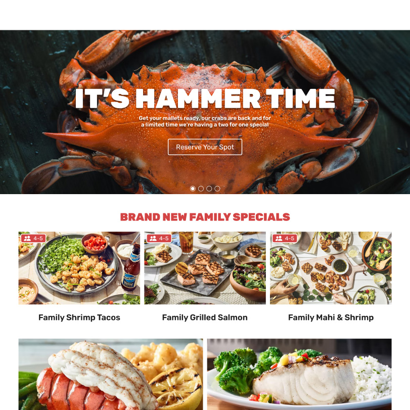 Maine Dish Desktop Homepage